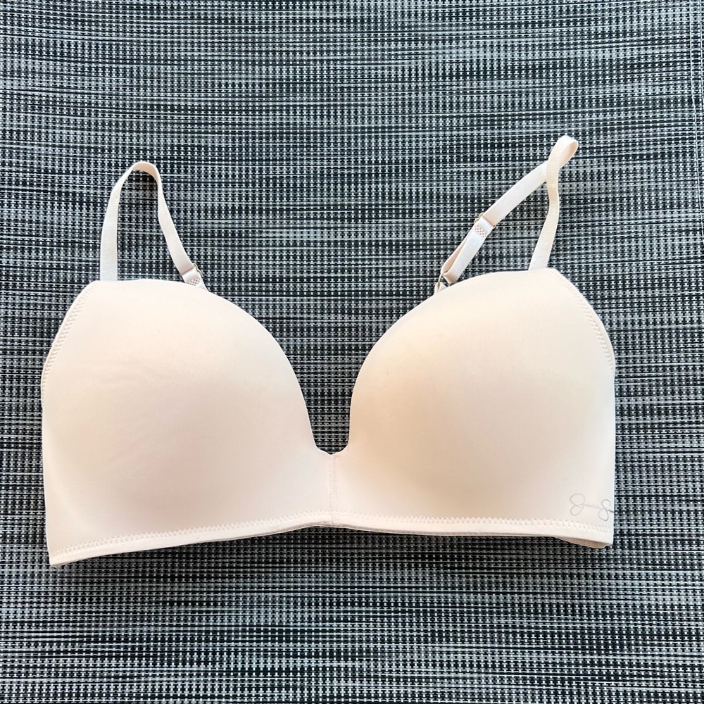 Jessica Simpson Matte Micro Bra Size 38C Nude NWOT